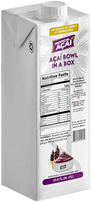 Açaí Bowl in a Box – product packaging
